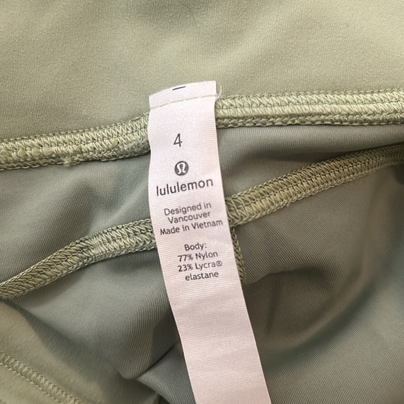 lululemon athletica Light Green Leggings - Picture 2 of 2